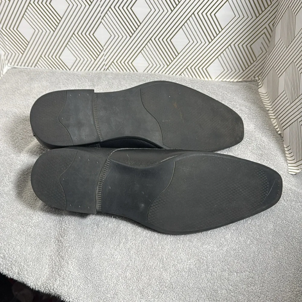 Abound Black Leather Oxfords men’s size 11.5 dress shoes special‎ occasion